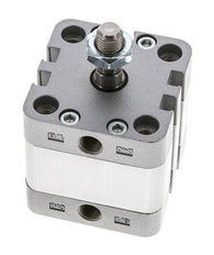 ISO 21287 Compact Single Acting Cylinder 40-10mm - Magnetic - Male Rod