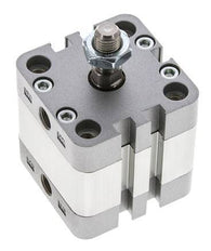 ISO 21287 Compact Single Acting Cylinder 40-10mm - Magnetic - Male Rod