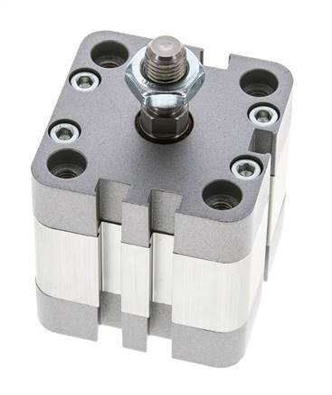 ISO 21287 Compact Single Acting Cylinder 40-10mm - Magnetic - Male Rod