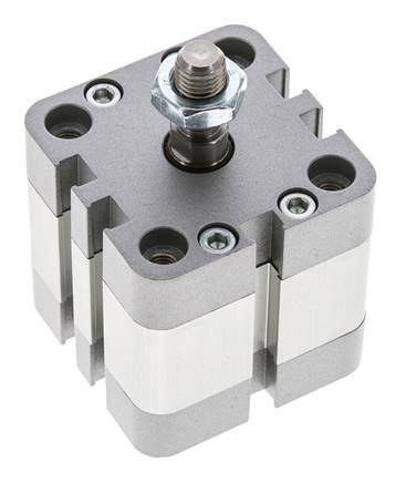 ISO 21287 Compact Single Acting Cylinder 40-10mm - Magnetic - Male Rod