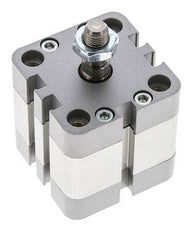 ISO 21287 Compact Single Acting Cylinder 40-10mm - Magnetic - Male Rod