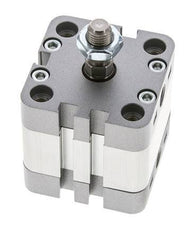 ISO 21287 Compact Single Acting Cylinder 40-10mm - Magnetic - Male Rod