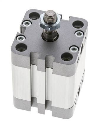 ISO 21287 Compact Single Acting Cylinder 40-25mm - Magnetic - Male Rod