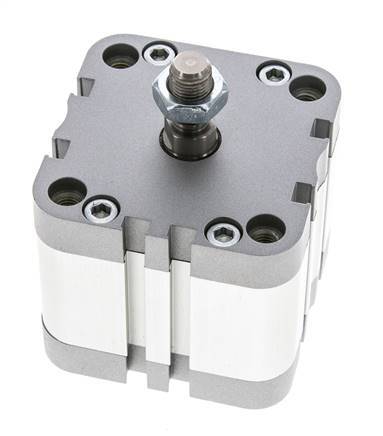 ISO 21287 Compact Single Acting Cylinder 63-20mm - Magnetic - Male Rod