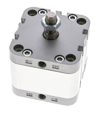 ISO 21287 Compact Single Acting Cylinder 63-20mm - Magnetic - Male Rod