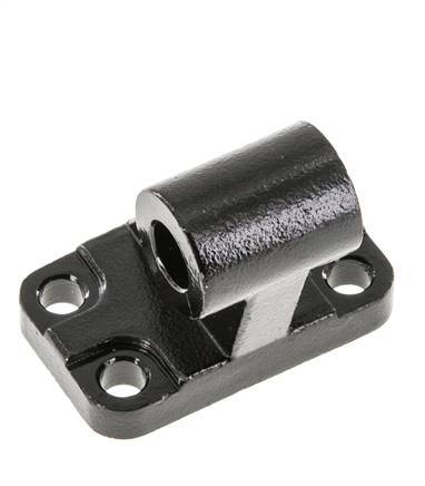 Clevis Male Right-Angled 32 mm ISO 15552 ISO 21287 Burnished steel