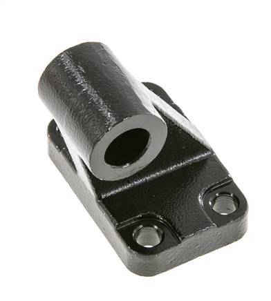 Clevis Male Right-Angled 40 mm ISO 15552 ISO 21287 Burnished steel