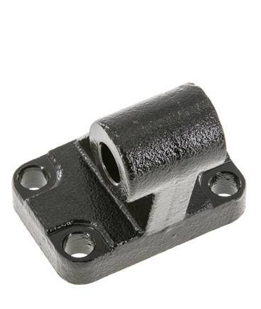 Clevis Male Right-Angled 50 mm ISO 15552 ISO 21287 Burnished steel