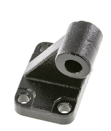 Clevis Male Right-Angled 50 mm ISO 15552 ISO 21287 Burnished steel