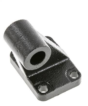 Clevis Male Right-Angled 63 mm ISO 15552 ISO 21287 Burnished steel