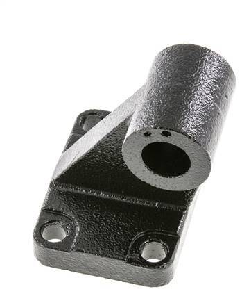 Clevis Male Right-Angled 63 mm ISO 15552 ISO 21287 Burnished steel