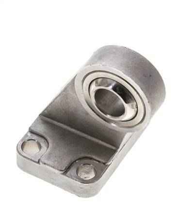 Clevis Spherical Male Right-Angled 50 mm ISO 15552 and 21287 Stainless steel 316 (1.4401)