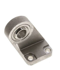 Clevis Spherical Male Right-Angled 80 mm ISO 15552 and 21287 Stainless steel 316 (1.4401)