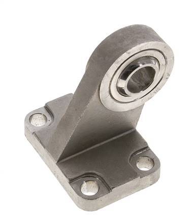 Clevis Spherical Male Right-Angled 80 mm ISO 15552 and 21287 Stainless steel 316 (1.4401)