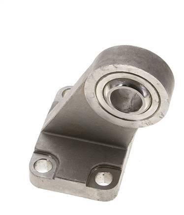 Clevis Spherical Male Right-Angled 80 mm ISO 15552 and 21287 Stainless steel 316 (1.4401)