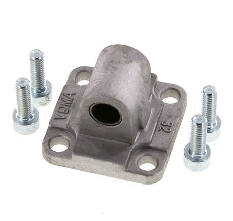 Clevis Male 32 mm ISO 15552 ISO 21287 Aluminium