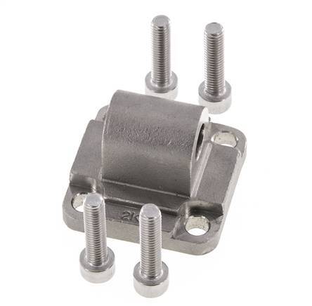 Clevis Male 32 mm ISO 15552 ISO 21287 Stainless steel 316 (1.4401)