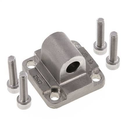 Clevis Male 32 mm ISO 15552 ISO 21287 Stainless steel 316 (1.4401)