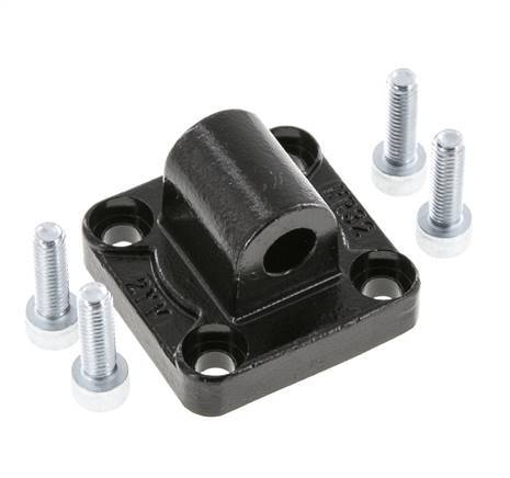 Clevis Male 32 mm ISO 15552 ISO 21287 Burnished steel