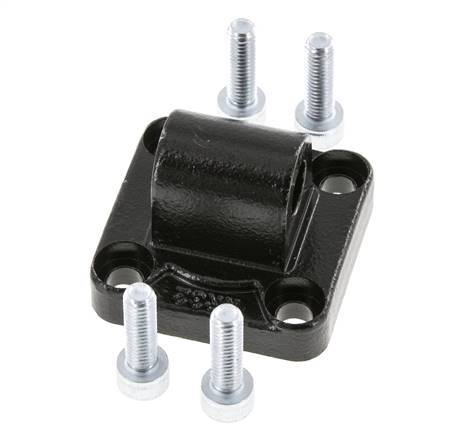Clevis Male 32 mm ISO 15552 ISO 21287 Burnished steel