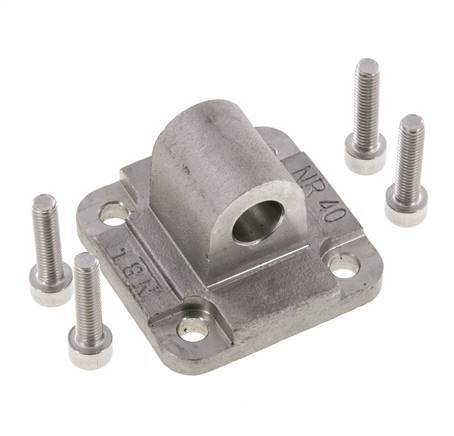 Clevis Male 40 mm ISO 15552 ISO 21287 Stainless steel 316 (1.4401)