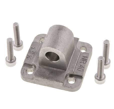 Clevis Male 40 mm ISO 15552 ISO 21287 Stainless steel 316 (1.4401)