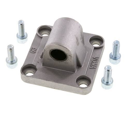 Clevis Male 63 mm ISO 15552 ISO 21287 Aluminium