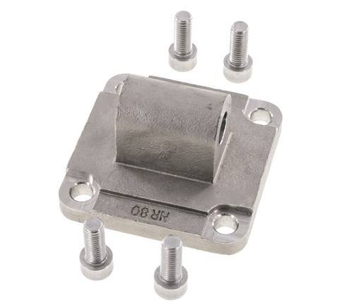 Clevis Male 80 mm ISO 15552 ISO 21287 Stainless steel 316 (1.4401)