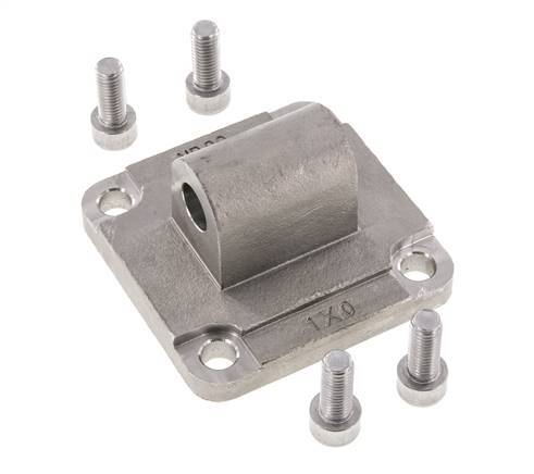 Clevis Male 80 mm ISO 15552 ISO 21287 Stainless steel 316 (1.4401)