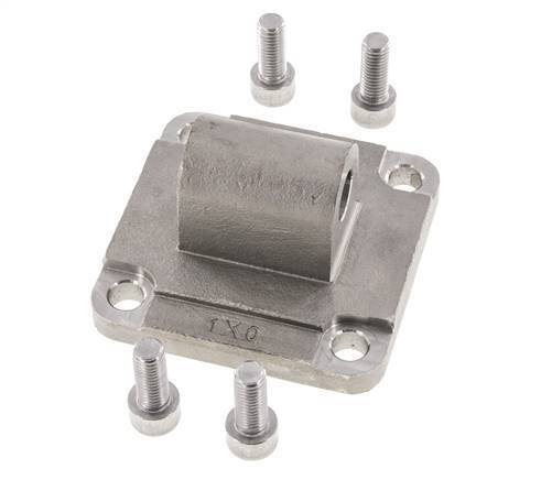 Clevis Male 80 mm ISO 15552 ISO 21287 Stainless steel 316 (1.4401)