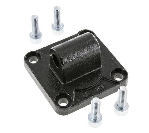 Clevis Male 80 mm ISO 15552 ISO 21287 Burnished steel