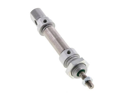 ISO 6432 Round Double Acting Cylinder 12-10mm - Magnetic