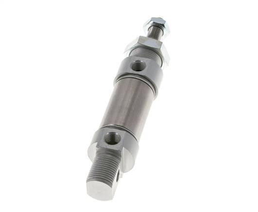 ISO 6432 Round Double Acting Cylinder 25-10mm - Magnetic