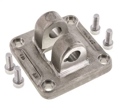 Clevis Female 100 mm ISO 15552 ISO 21287 Stainless steel 316 (1.4401)