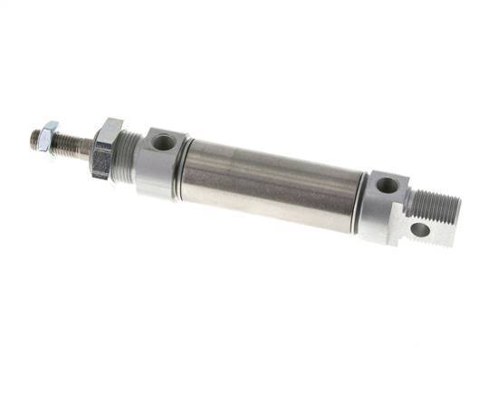 ISO 6432 Round Double Acting Cylinder 25-40mm - Magnetic