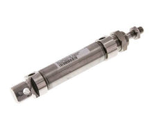 ISO 6432 Round Double Acting Cylinder 25-50mm - Magnetic - Stainless Steel