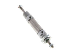 ISO 6432 Round Double Acting Cylinder 16-10mm - Magnetic - Male Threaded - Double Rod