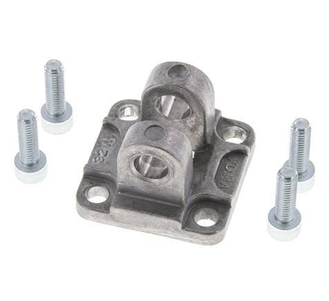 Clevis Female 32 mm ISO 15552 ISO 21287 Aluminium