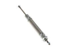 ISO 6432 Round Double Acting Cylinder 16-40mm - Magnetic - Male Threaded - Double Rod