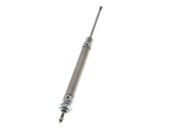 ISO 6432 Round Double Acting Cylinder 16-80mm - Magnetic - Male Threaded - Double Rod