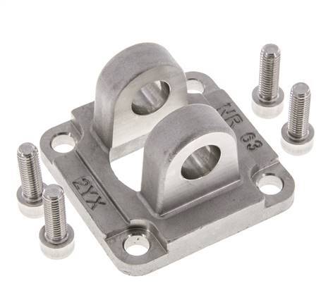 Clevis Female 63 mm ISO 15552 ISO 21287 Stainless steel 316 (1.4401)