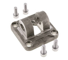 Clevis Female 80 mm ISO 15552 ISO 21287 Stainless steel 316 (1.4401)