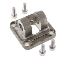 Clevis Female 80 mm ISO 15552 ISO 21287 Stainless steel 316 (1.4401)
