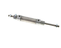 ISO 6432 Round Double Acting Cylinder 25-40mm - Magnetic - Male Threaded - Double Rod