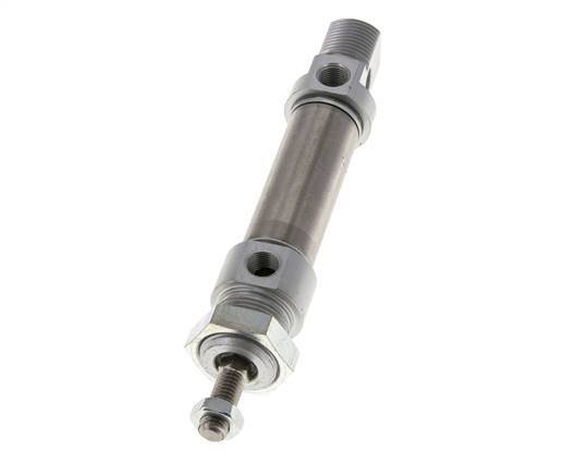 ISO 6432 Round Double Acting Cylinder 20-25mm - Magnetic - Non-Rotating