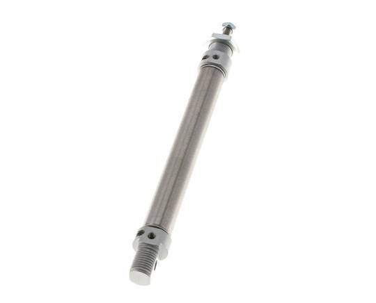 ISO 6432 Round Double Acting Cylinder 16-100mm - Magnetic - Damping