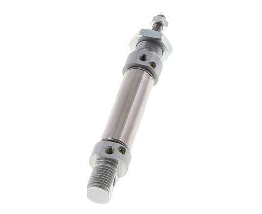 ISO 6432 Round Double Acting Cylinder 16-25mm - Magnetic - Damping