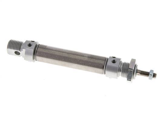ISO 6432 Round Double Acting Cylinder 16-40mm - Magnetic - Damping