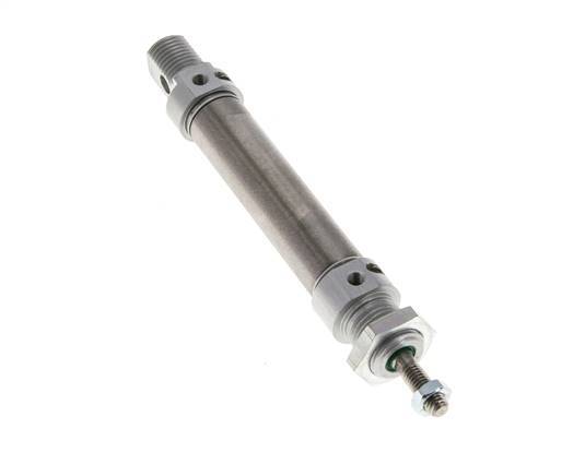 ISO 6432 Round Double Acting Cylinder 16-40mm - Magnetic - Damping