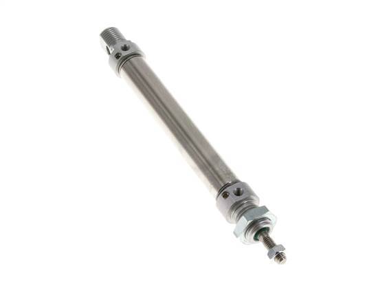 ISO 6432 Round Double Acting Cylinder 16-80mm - Magnetic - Damping